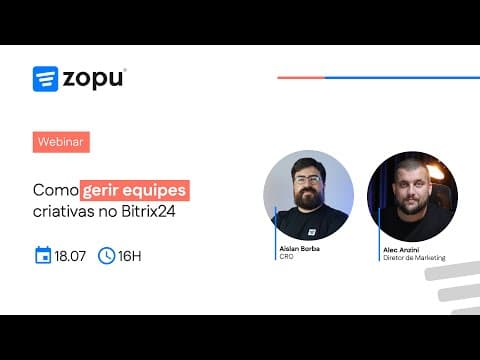 Como gerir equipes criativas no #bitrix24