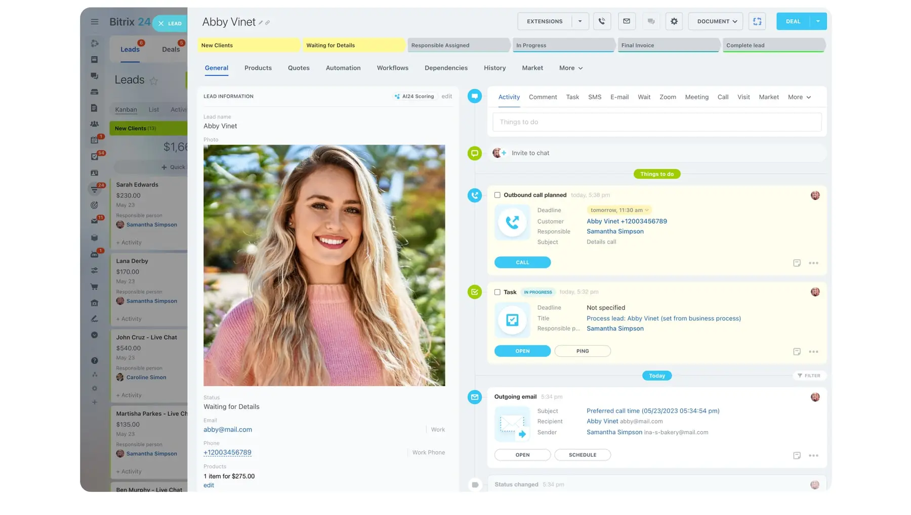 Screenshot Marketing - Bitrix24