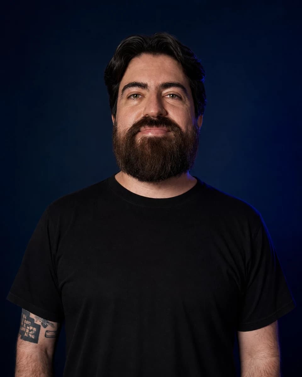 Retrato de Aislan Adi Borba, diretor de operações